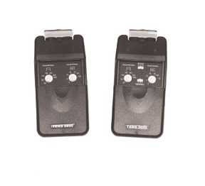 Dual channel TENS with timer, 3-function, complete