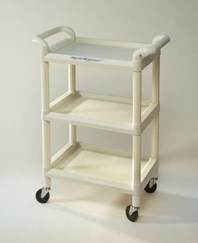 Mettler 73 plastic 3-shelf cart