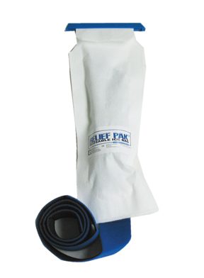 Relief Pak Large Ice Bag with Foam Belt and Velcro