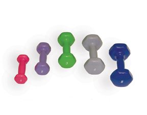 Vinyl Coated Dumbbell 2 Lb Violet