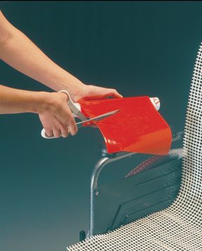 Dycem non-slip material, roll, 16"x3-1/4 foot, red