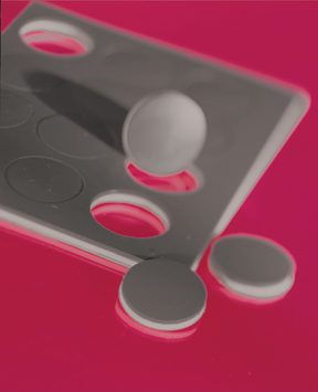 Dycem non-slip self-adhesive feet (5/8" diameter) 12 each, black