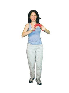 Cando Twist-n-Bend Wrist and Arm Exerciser - Red - Light