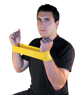 Cando Band Exercise Loop - 10" Long - Yellow - X-light