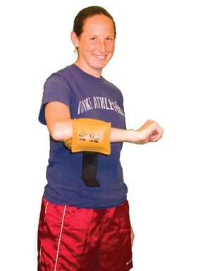 Cuff Rehabilitation Ankle and Wrist Weight - 3 Lbs - Gold