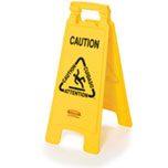 Sign, Warning for " Wet/Caution" Floor 6ea/cs