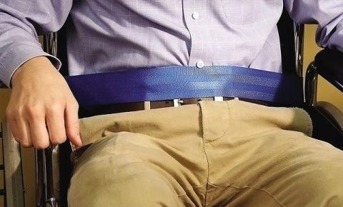 Belt, Wheelchair, w/Slide Buckles, Rear Tie Fits up to 50" L (Seat Belt)