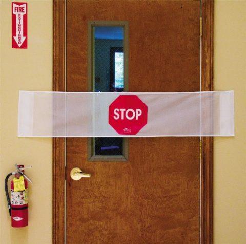 Door Guard for Patients 53" Each Stop Sign