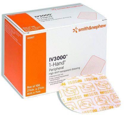 Opsite IV3000 Transparent Dressing 2-3/8"x2.75" 100ea/bx