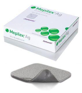 Mepilex AG 6"x6" Silicone Foam Dressing 5ea/bx 5bx/cs