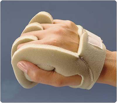 Palm Shield, w/ Finger Separators -Left EA