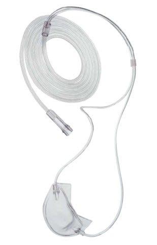 Biflo Nasal Mask Adult with 7' Kink Resistant Tubing 25ea/cs