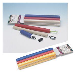 Closed-Cell Foam Tubing Red Bore: 3/8" Outside Diameter: 1-1/8"