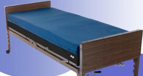 Balanced Aire Self Adjusting Air Mattress, 35"x80"x9" 500lbs Non-Powered