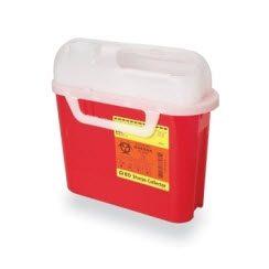 BD Sharps Collectors Translucent Clear/ Pearl 5.4qt. 20/cs