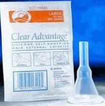 Male Catheter Premium Self Adhering Silicone 35mm - 100ea/cs