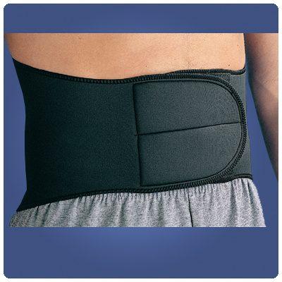 Neoprene Lumbar Support. Color: Black, Size: M, 32"-34"