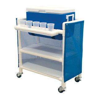Ice Cart, Arctic 30"Lx18"Wx41"H w/Scoop and Cooler