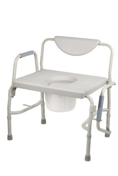 Commode Bedside Drop Arm 3-in-1 26" HD 1000lb Bariatric