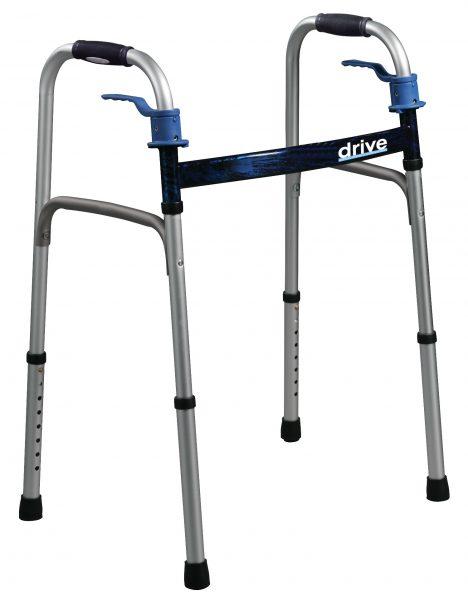 Deluxe Trigger Release Folding Walker - 4ea/cs