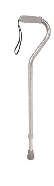 Cane, Offset Handle Aluminum Canes Foam Rubber Grip 300lbs Offset Cane