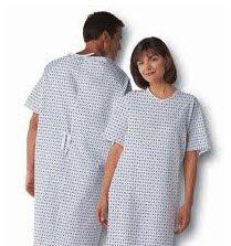 Patient Gown Bariatric Diamond Pattern Teal 110" Sweep 51"L