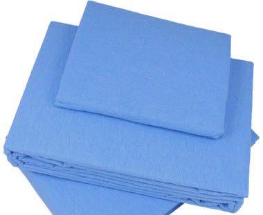 Bariatric Flat Sheet Blue 70"x104"