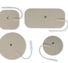Re-ply Electrodes, 2.75" for Electrostimulation Reusable - 4ea/pk