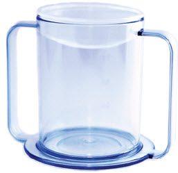 Mug, Clear 2-Handle, 12 oz. Mug