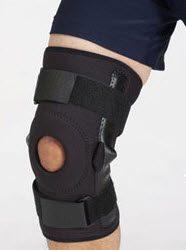 Knee Brace, D3 Knee Pull-On w/ Hinges, Size: LG, Knee Circ.: 15"-16"