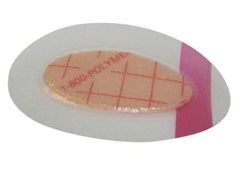 Polymem Shapes #3 Oval Dressing, 2"x3" (1"x2" Pad) 20ea/bx