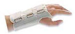 Rolyan D-Ring Wrist Brace Purple - Left, Medium
