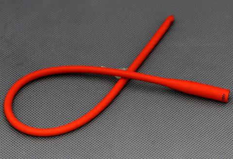 Urethral Catheters, Male, Red Rubber, 22fr.