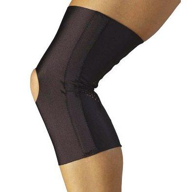 Neoprene Knee Sleeve Small 13" - 14" Black Open Patella