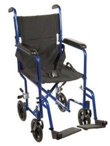 Deluxe Lightweight Transport Wheelchair Color: Black; Seat Size: 19" Seat