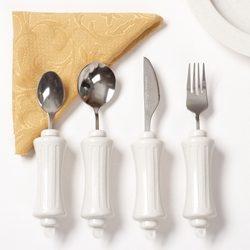 Maddadapt II Soup Spoon, With built-up handles U-Bend It