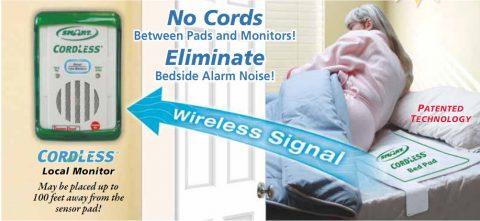 Bed Sensor Pad CordLess 10"x30" (1 year warranty)