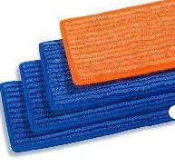 Microfiber Flat Mop, Blue 11"
