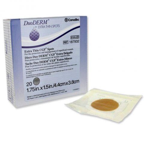 Duoderm CGF Extra Thin Spots 1-3/4"x1-1/2" 20ea/bx