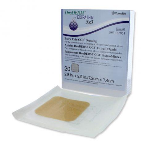 Duoderm CGF Extra Thin Strip 3"x3" 20ea/bx