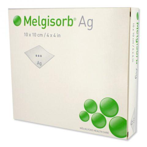 Melgisorb Ag 4x4 Antimicrobial Alginate Dressing 10/bx 10bx/cs