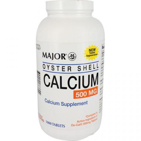 OsCal Calcium Tabs (Oyster Shell) 500mg. 1000's
