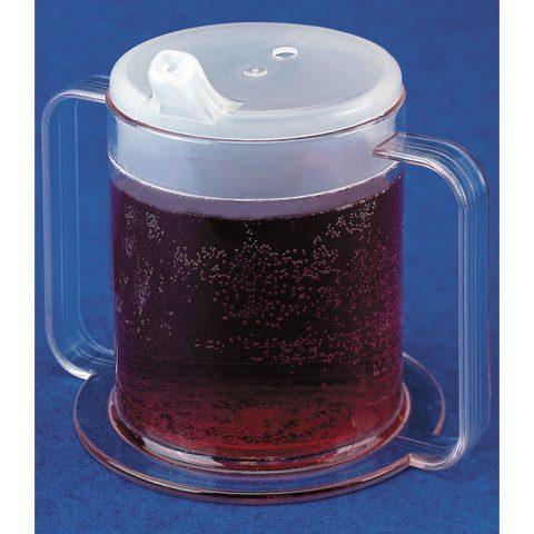 Clear 2 Handle Cup 10 ounces Mug 10ea/cs