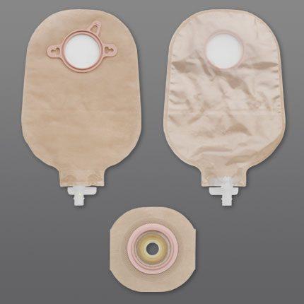 Urostomy Pouch w/ 2-1/4"Flng Ultra-ClearFilm 10ea/bx