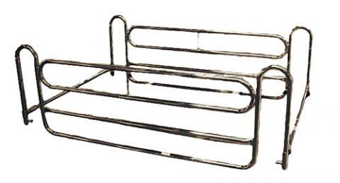 Reduced Gap Full-Length Bed Rails 55" Overall Length 4 Cross Bars