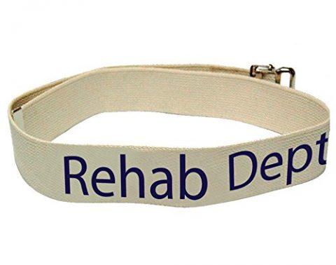 Department Gait Belt "Rehab Department" Metal Buckle 60"L