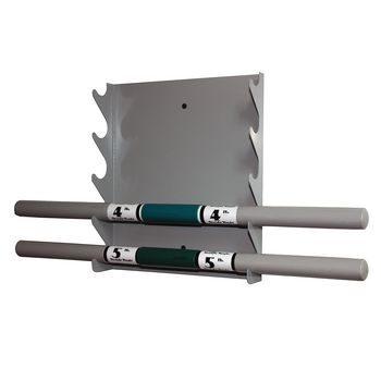 Wall Mount Therapy Bar Rack 17"H x 14"W x 3"D