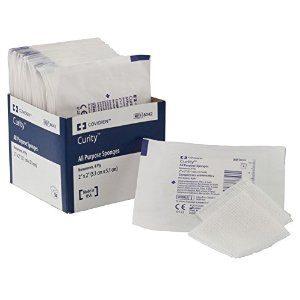 Curity Non Woven Sponge 4-ply Sterile 2"x2" 2's 50ea/bx 60bx/cs