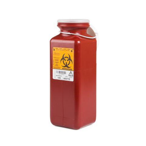 Sharps Collector Non-Stackable Winfield Red 1.7qt. 20/cs