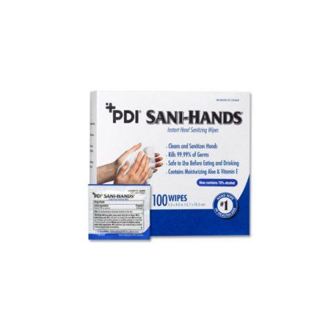 Sani-Hands Instant Hand Sanitizing Wipes Packets - 100ea/bx